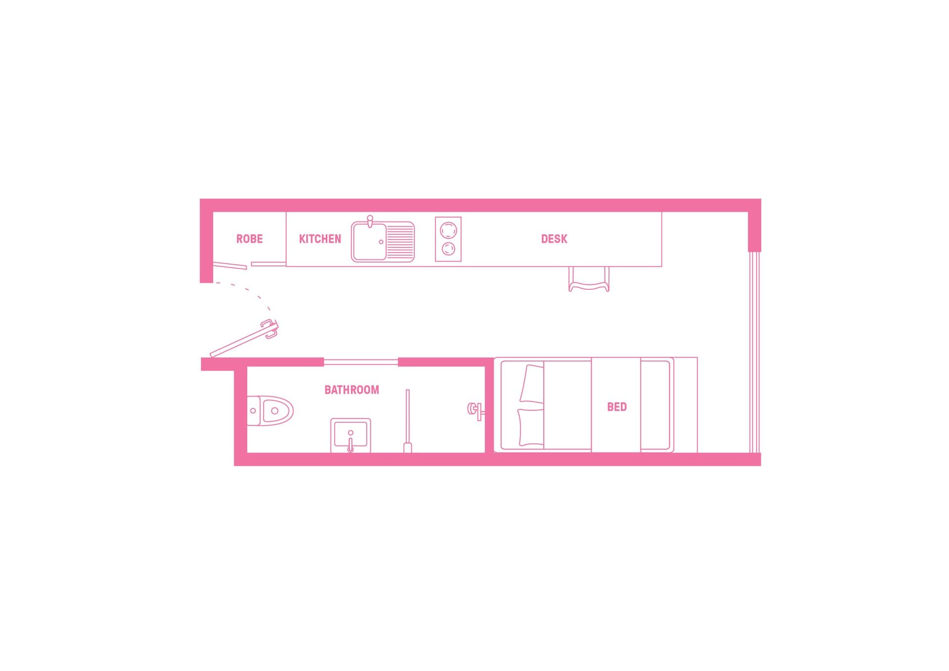 Signature Plus Studio Apartment - Double Bed With Standard View - 4