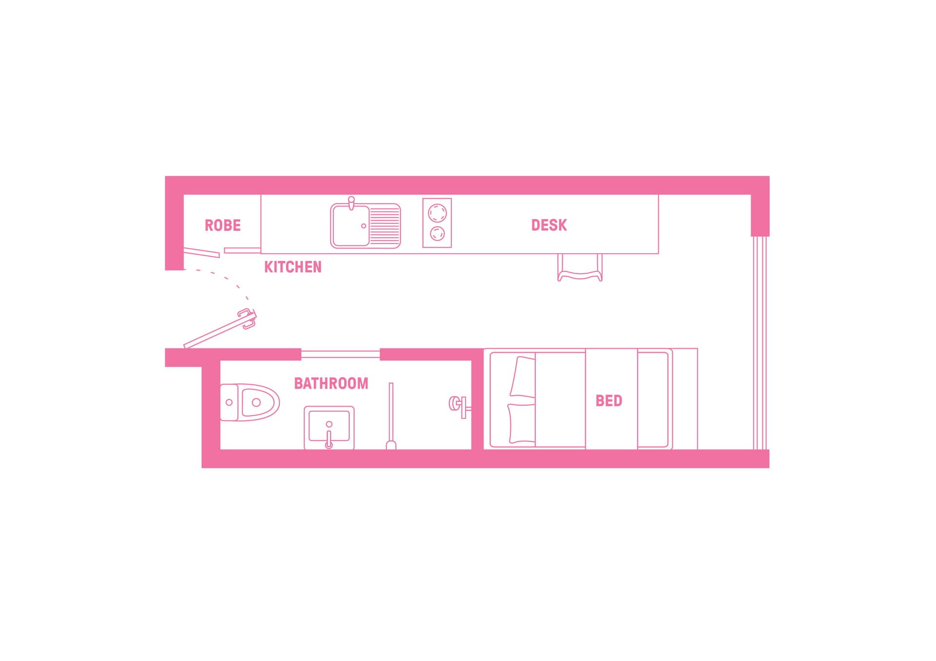 Signature Studio Apartment - Double Bed With Premium View - 6