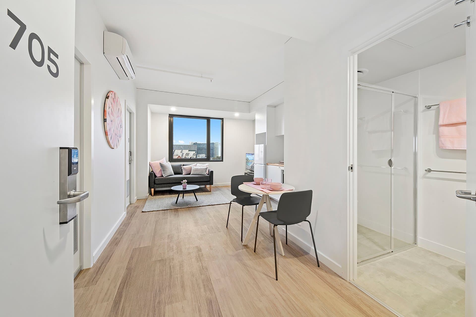 King Single Bed With 2 Bed Apartment - 2