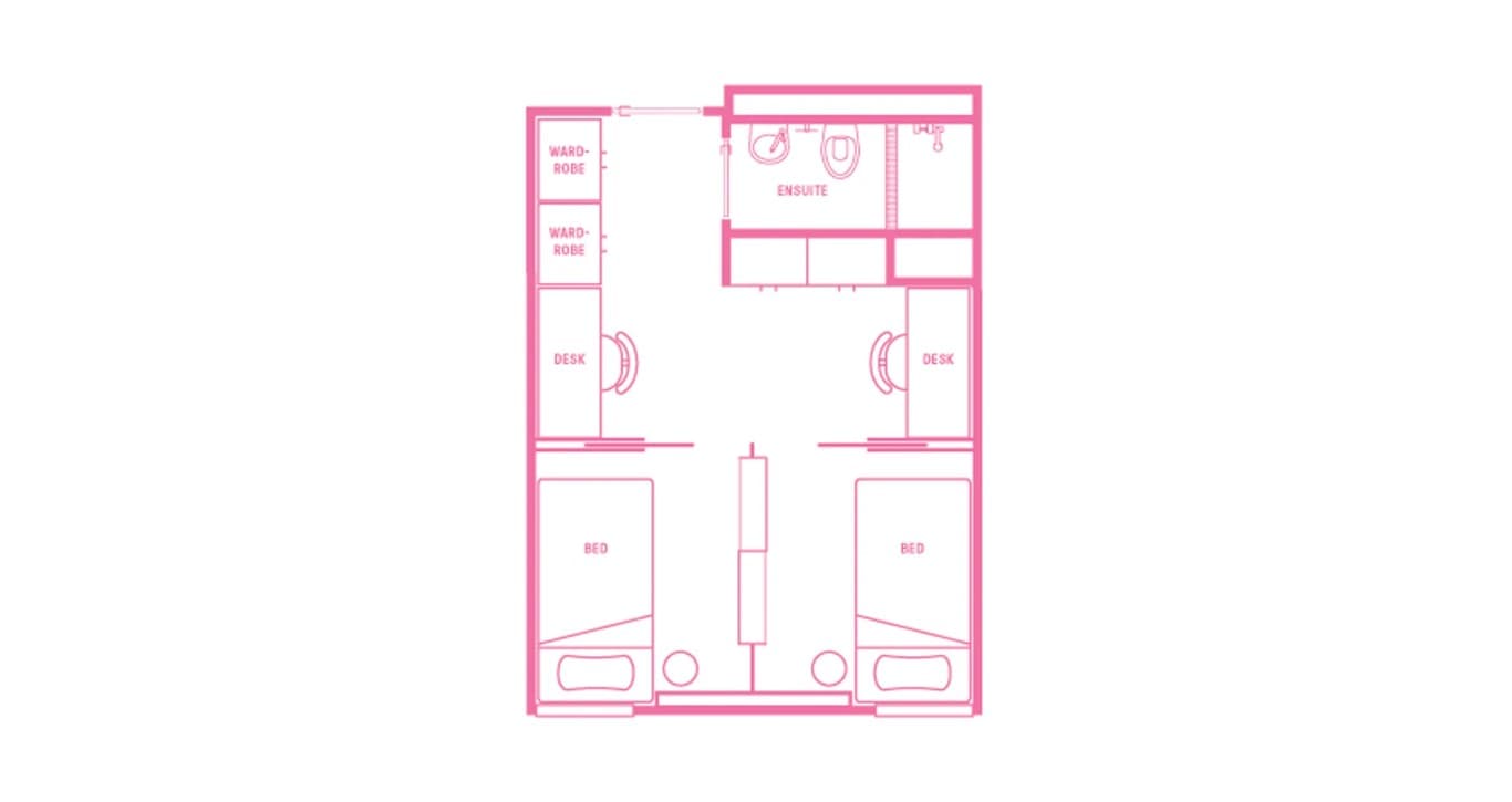 King Single Bed, Twin Apartment, Standard View - 7