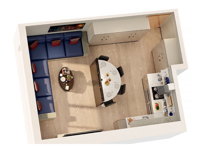 Gold En-Suite Serviced Flat - 3