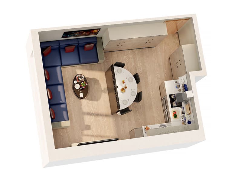 Silver En-Suite Serviced Flat - 3