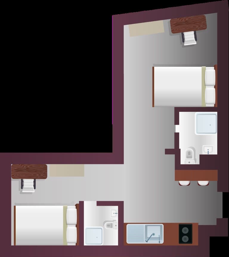 Classic 2 Bed Flat - 2