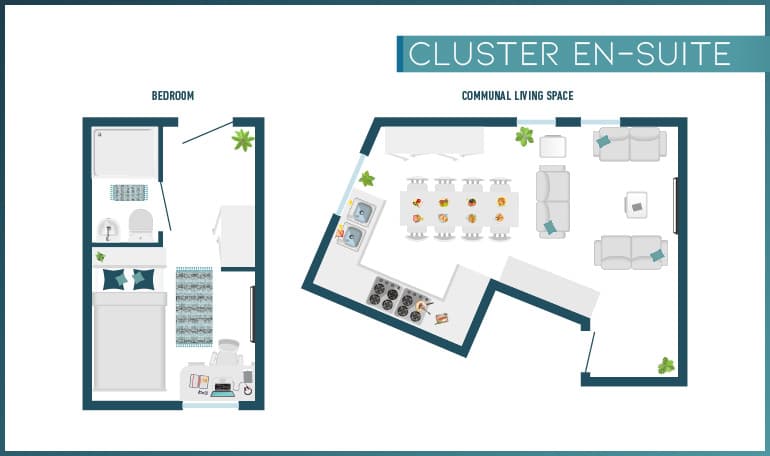 9 Bed Cluster En-Suite - 9