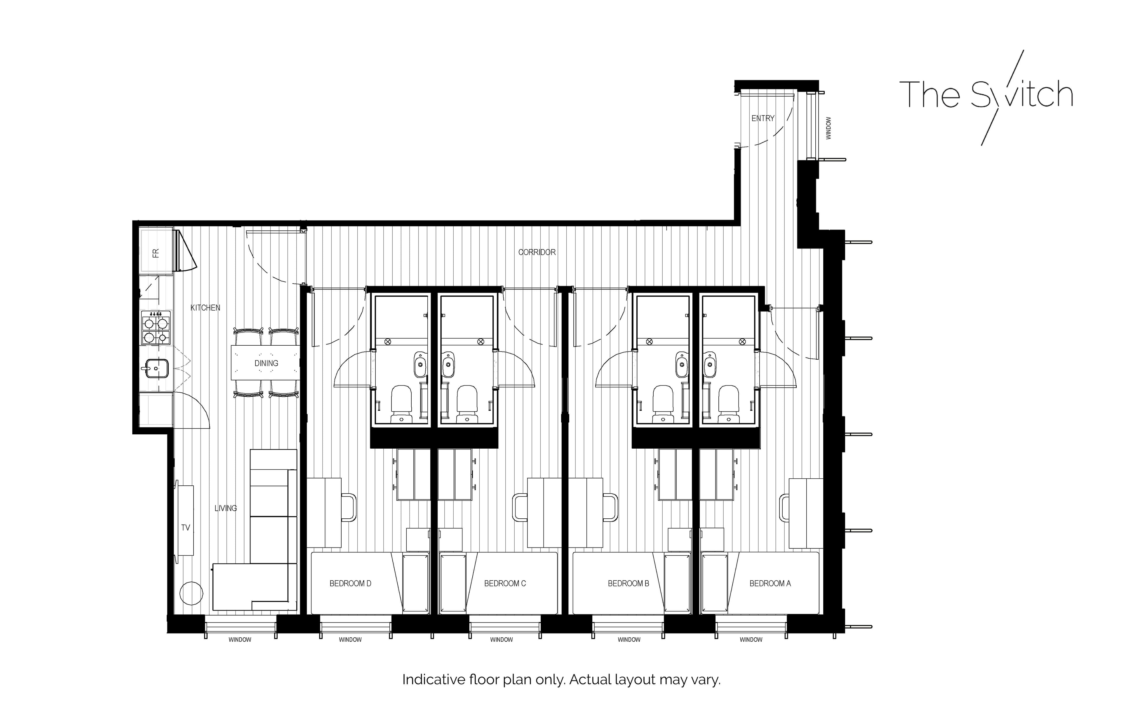 Four Bed Apartment - En-Suite - 3