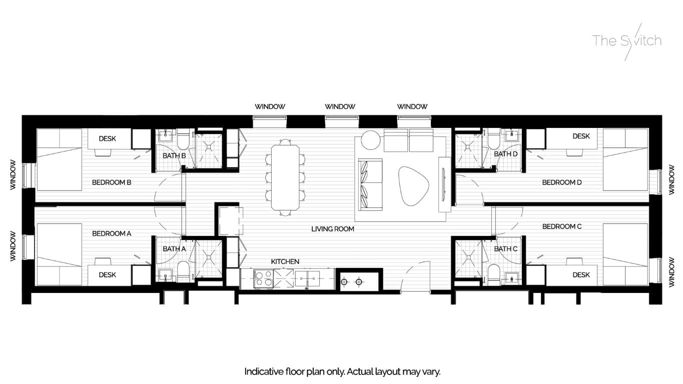 Four Bed Apartment - 12
