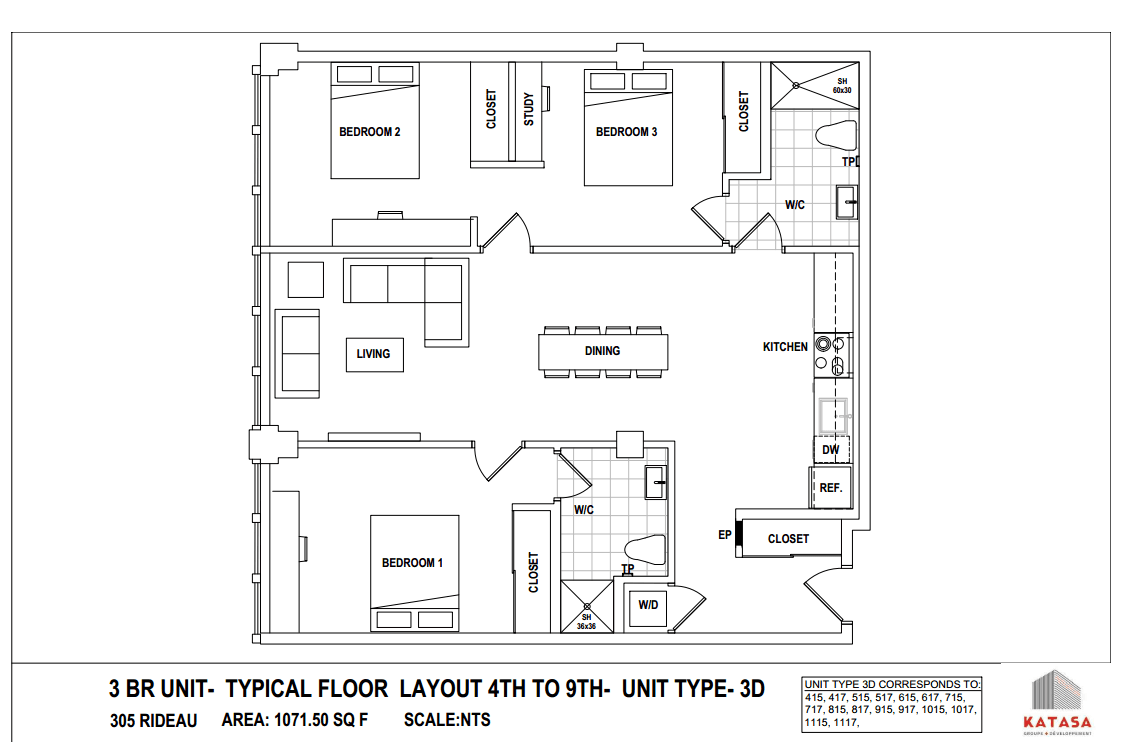 3 Bedrooms Private Washroom - 14