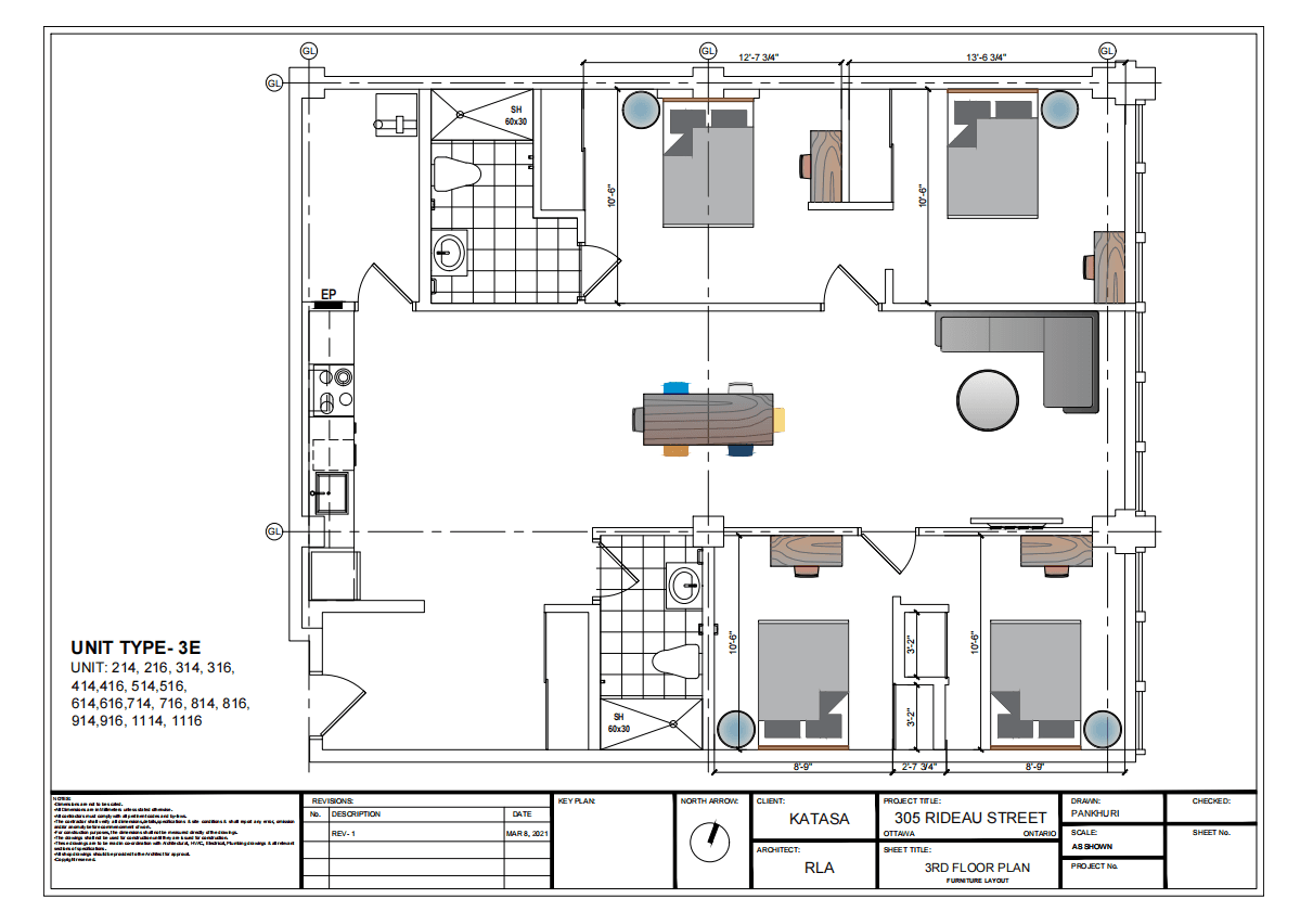 4 Bedroom(shared) - 7