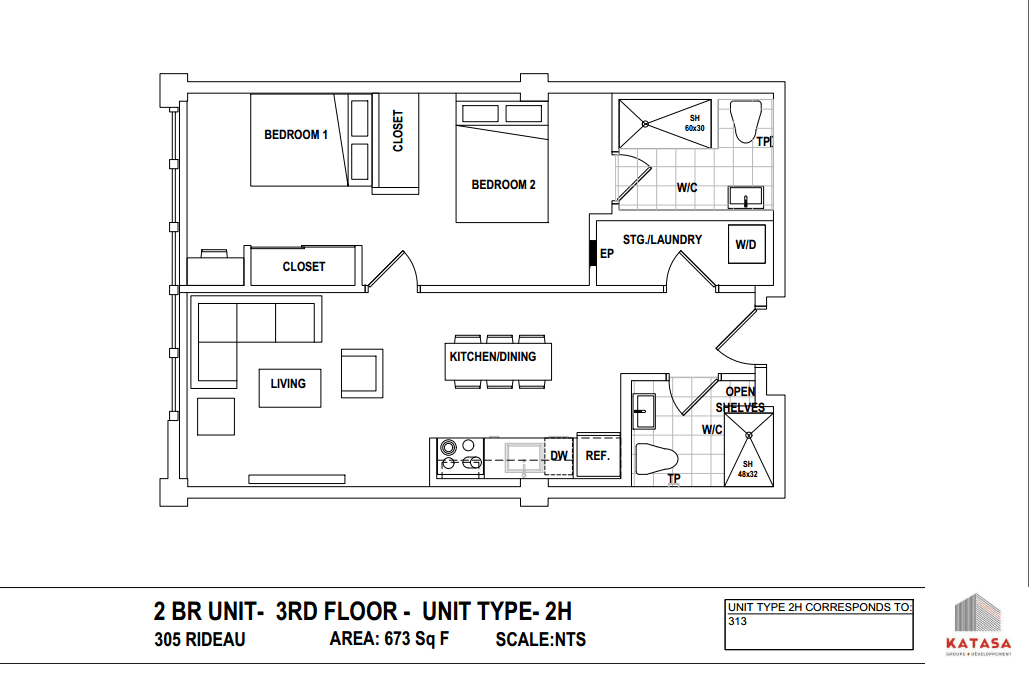 2 Bedroom Exterior - 3