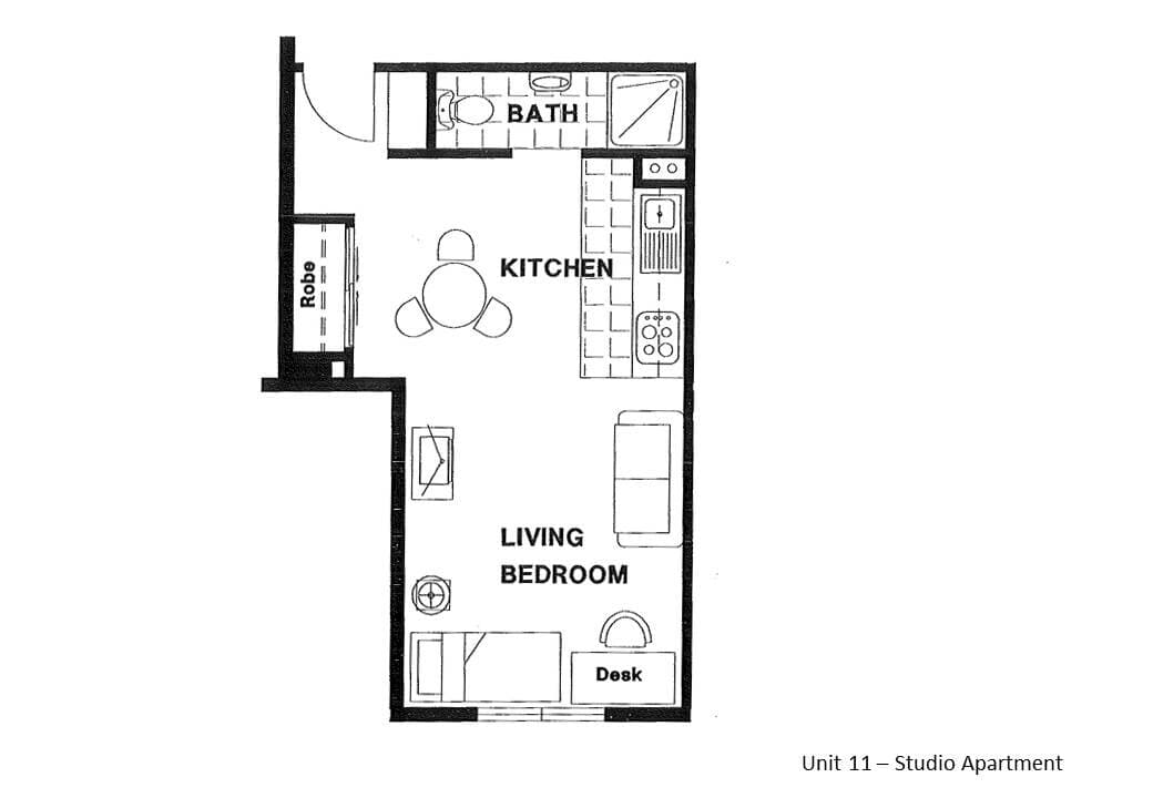 Studio Apartment - 5