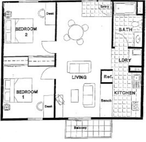 2 Bedroom Apartment - 1