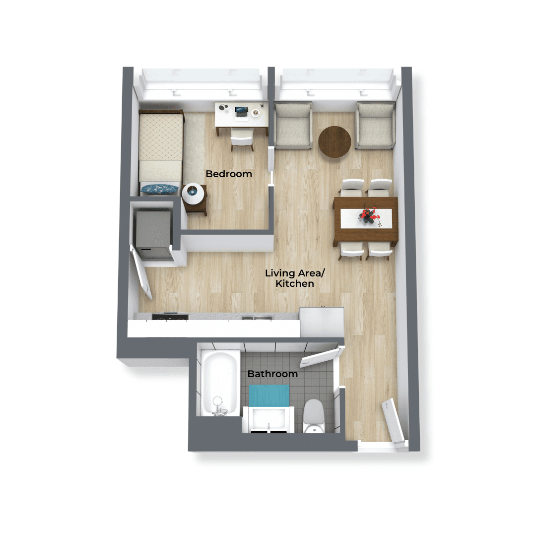 1 Bedroom - Sapphire - 2