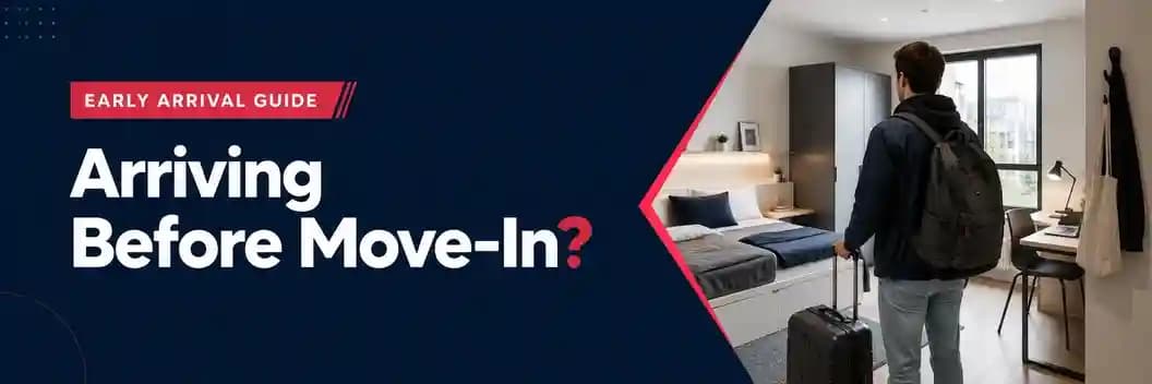 Arriving Before Your Student Accommodation Starts? Early-Arrival and Temporary Housing Guide 2026